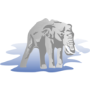 download Elephant 01 clipart image with 90 hue color