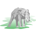download Elephant 01 clipart image with 0 hue color
