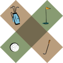 download Golf Decoration clipart image with 0 hue color