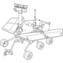 download Mars Exploration Rover clipart image with 0 hue color