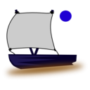 download Pinisi Boat clipart image with 225 hue color