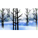 download Simple Snowscape clipart image with 45 hue color