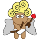 download Cartoon Cupid clipart image with 0 hue color