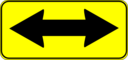 Double Arrow Sign