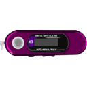 download Mp3 Player clipart image with 90 hue color
