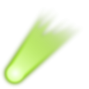 download Comet clipart image with 225 hue color