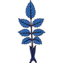 download Wild Rose Branch clipart image with 135 hue color