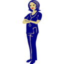 download Clinical Nurse clipart image with 0 hue color