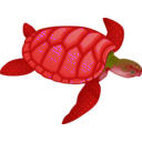 download Green Sea Turtle clipart image with 270 hue color