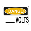 download Danger Blank Volts Alt 1 clipart image with 45 hue color