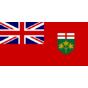 download Flag Of Ontario Canada clipart image with 0 hue color