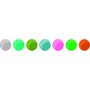 download Colorful Circle Icon Backgrounds clipart image with 90 hue color