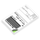 download Barcode Label clipart image with 45 hue color