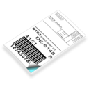 download Barcode Label clipart image with 135 hue color