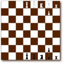 Chessboard 2d Brown