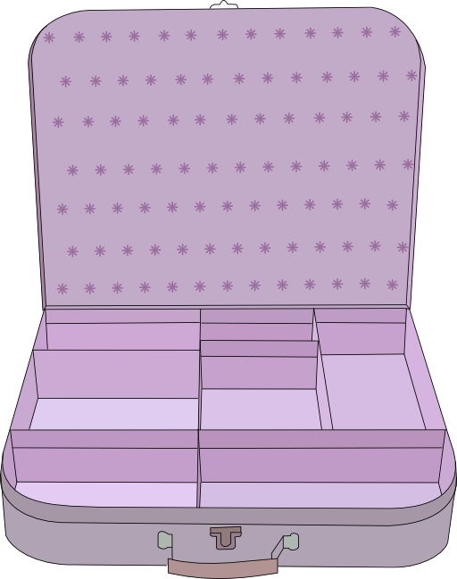 Suitcase With Compartment