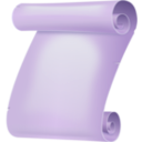 download Scroll clipart image with 225 hue color