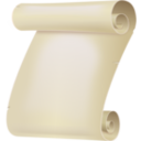 download Scroll clipart image with 0 hue color