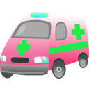 download Ambulance clipart image with 135 hue color