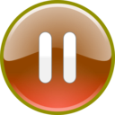 download Windows Media Player Pause Button clipart image with 180 hue color