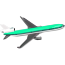 download Plane clipart image with 315 hue color
