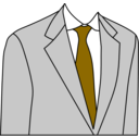 download Light Grey Suit clipart image with 45 hue color