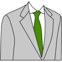 download Light Grey Suit clipart image with 90 hue color