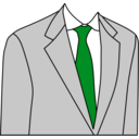 download Light Grey Suit clipart image with 135 hue color