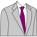 download Light Grey Suit clipart image with 315 hue color