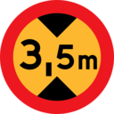 3 5 M Sign