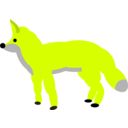 download Fox clipart image with 45 hue color