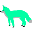 download Fox clipart image with 135 hue color