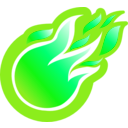 download Fire Ball Icon clipart image with 90 hue color