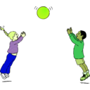 download Playing Ball clipart image with 45 hue color