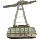 download Aerial Tramway clipart image with 0 hue color