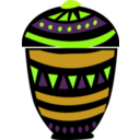 download African Jar Icon clipart image with 45 hue color