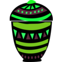 download African Jar Icon clipart image with 90 hue color