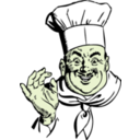 download Happy Chef clipart image with 45 hue color