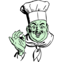 download Happy Chef clipart image with 90 hue color