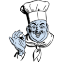 download Happy Chef clipart image with 180 hue color