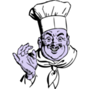 download Happy Chef clipart image with 225 hue color
