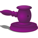 download Judge Hammer clipart image with 270 hue color