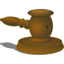 download Judge Hammer clipart image with 0 hue color