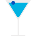 download Cocktail clipart image with 225 hue color