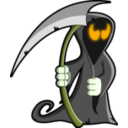 download Grim Reaper clipart image with 45 hue color