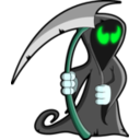 download Grim Reaper clipart image with 135 hue color