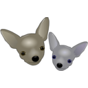 download Two Chihuahuas clipart image with 45 hue color