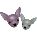 download Two Chihuahuas clipart image with 315 hue color
