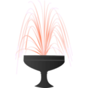 download Fountain clipart image with 180 hue color