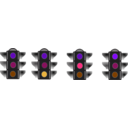 download Traffic Signal clipart image with 270 hue color